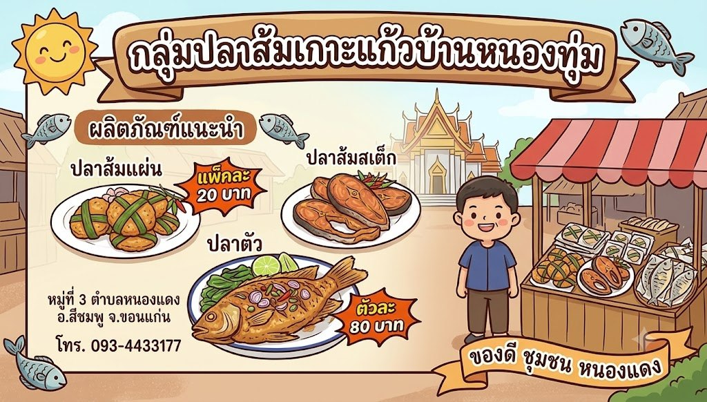 กลุ่มปลาส้มเกาะแก้ว